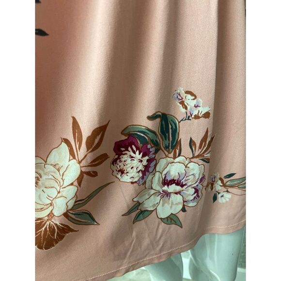 Eyeshadow Multicolored Sleeveless Floral Tunic Dress Size XS - Picture 6 of 10